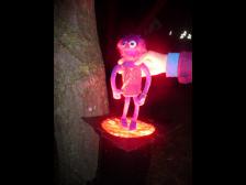 Schaut alle her! Ich leuchte!