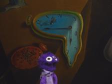 Minnie beobachtet wie die Zeit vergeht...