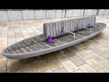 Diese Bank hat 20.000 Euro gekostet! Knerten ist nur m&auml;&szlig;ig begeistert...