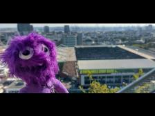 Blick vom St.Pauli-Bunker aufs Millerntor